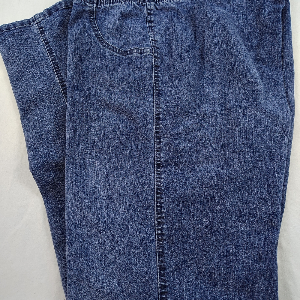 Denim 24/7 Women's Straight Leg Jeans - Blue